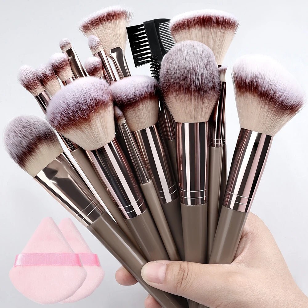 20Pcs Makeup Brushes Set Professional Super soft - Glam Warehouse
