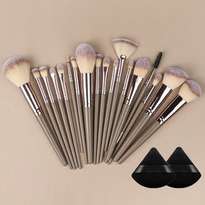 20Pcs Makeup Brushes Set Professional Super soft - Glam Warehouse