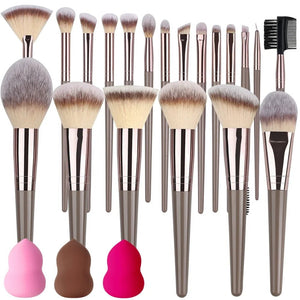 20Pcs Makeup Brushes Set Professional Super soft - Glam Warehouse