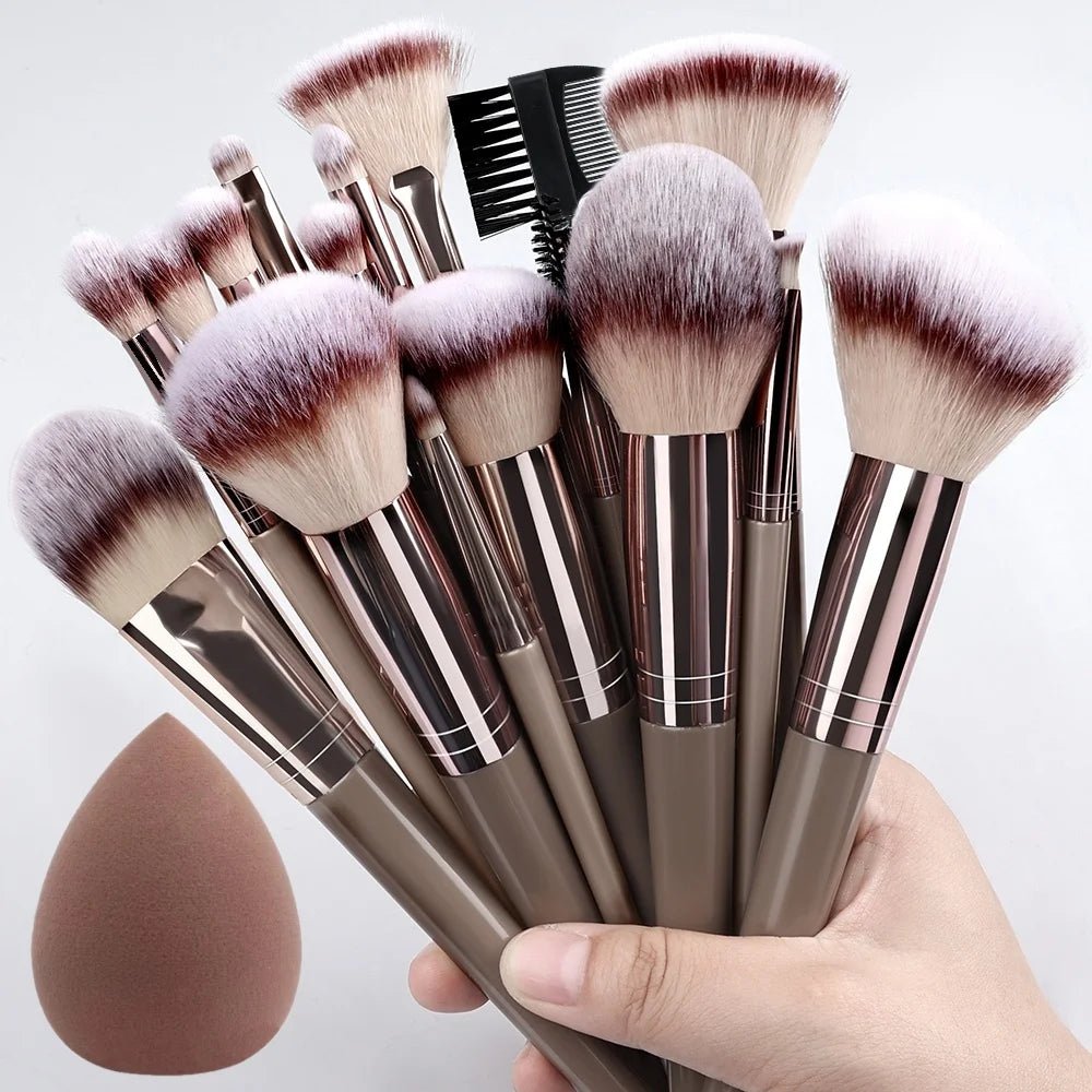 20Pcs Makeup Brushes Set Professional Super soft - Glam Warehouse