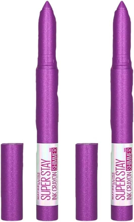 2x Maybelline New York Superstay Ink Longwear Crayon Lipstick - Throw a Party 170 - Glam Warehouse