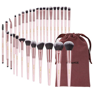 30pcs Professional Makeup Brush Set with Bag - Glam Warehouse