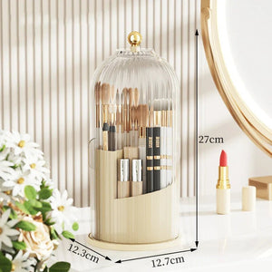 360° Rotating Makeup Brush Holder - Glam Warehouse