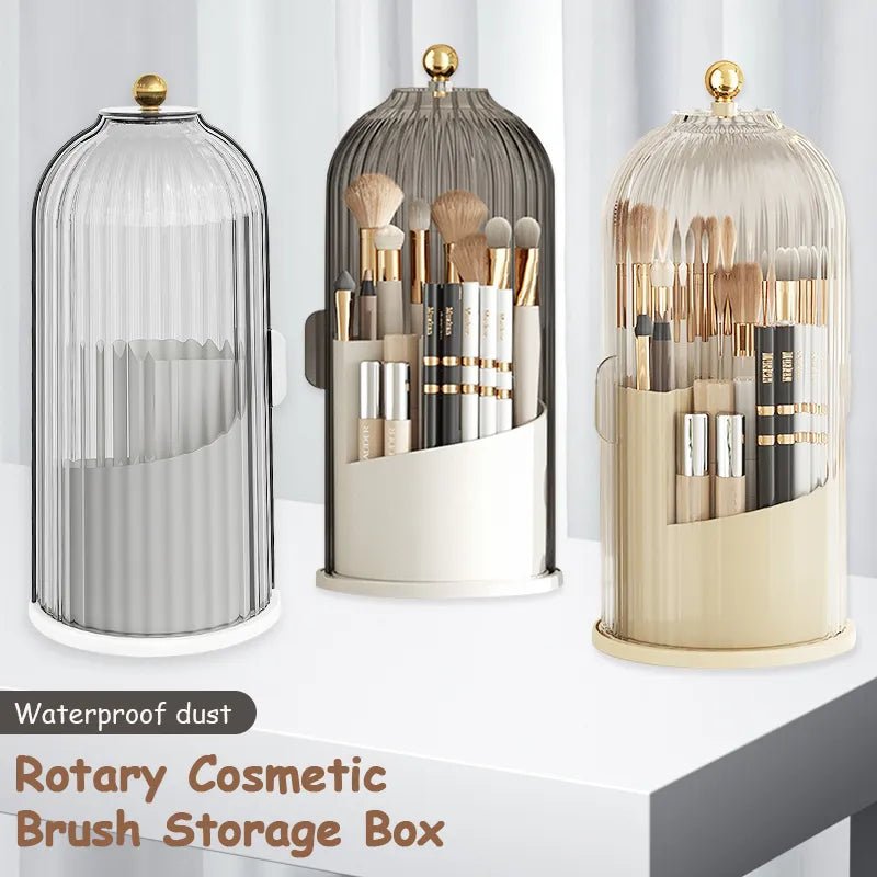 360° Rotating Makeup Brush Holder - Glam Warehouse