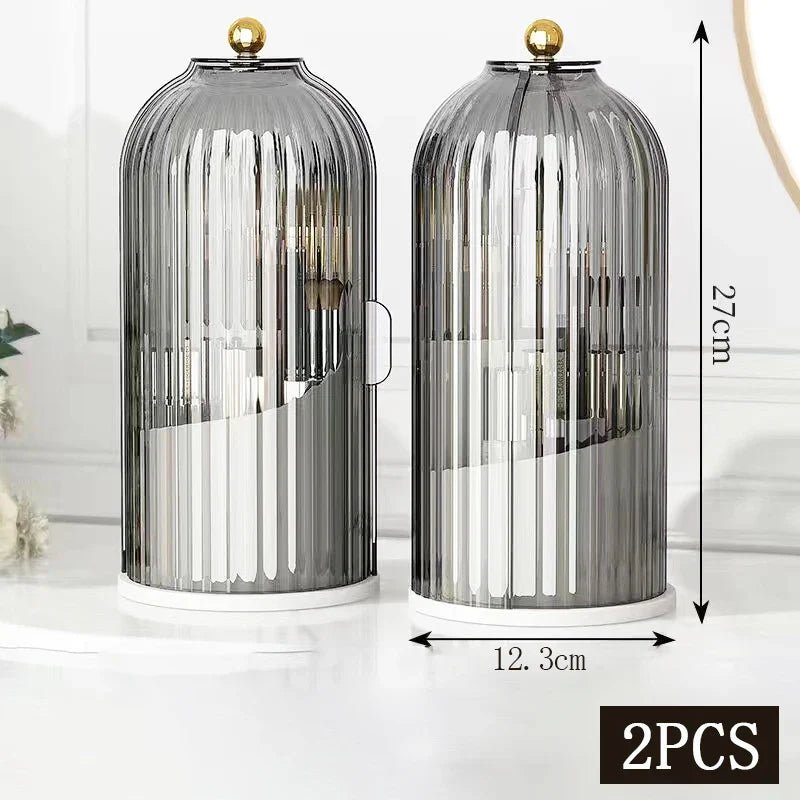 360° Rotating Makeup Brush Holder - Glam Warehouse