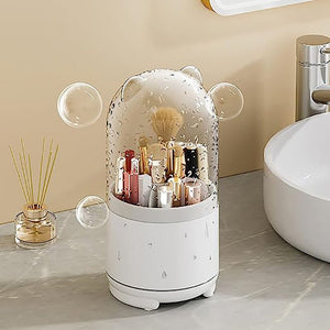 360° Rotating Makeup Brush Storage - Glam Warehouse