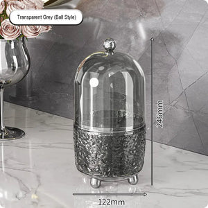 360° Rotating Makeup Brushes Holder Portable Desktop Cosmetic Organizer - Glam Warehouse