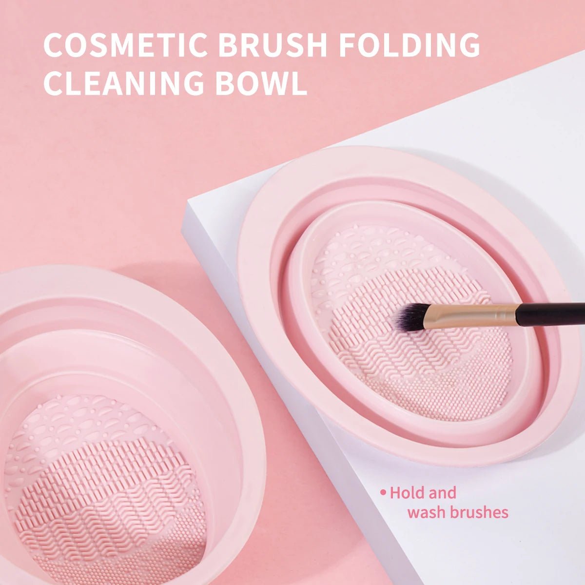 49 PCS Pink Makeup Brushes Kit - Glam Warehouse