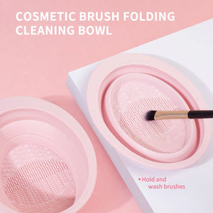 49 PCS Pink Makeup Brushes Kit - Glam Warehouse