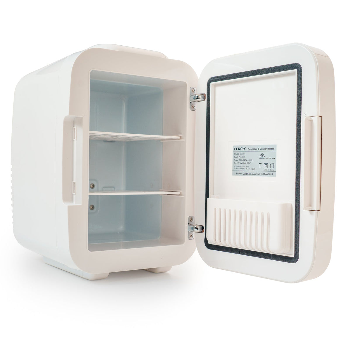 4L Cosmetics, Beauty & Skincare Fridge - White - Glam Warehouse