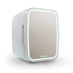 4L Cosmetics, Beauty & Skincare Fridge - White - Glam Warehouse