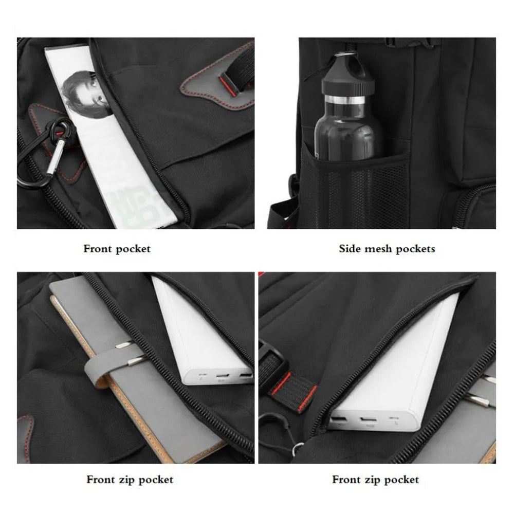 60L Travel Boarding Backpack Outdoor Trekking Luggage Hiking Camping Rucksack Large Capacity Storage Backpack(Black) - Glam Warehouse