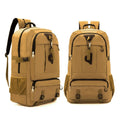 60L Travel Boarding Backpack Outdoor Trekking Luggage Hiking Camping Rucksack Large Capacity Storage Backpack(Khaki) - Glam Warehouse