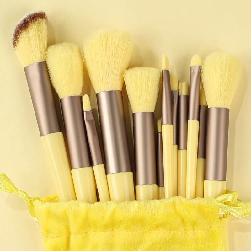8/13PCS Makeup Brushes Set Fluffy Soft for Beauty Cosmetics - Glam Warehouse