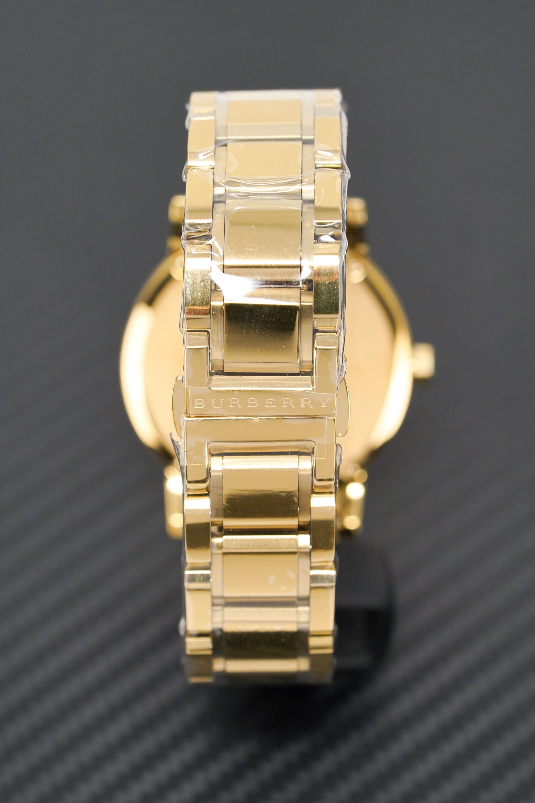 Burberry Mens Watch The City Steel Gold Bu9033
