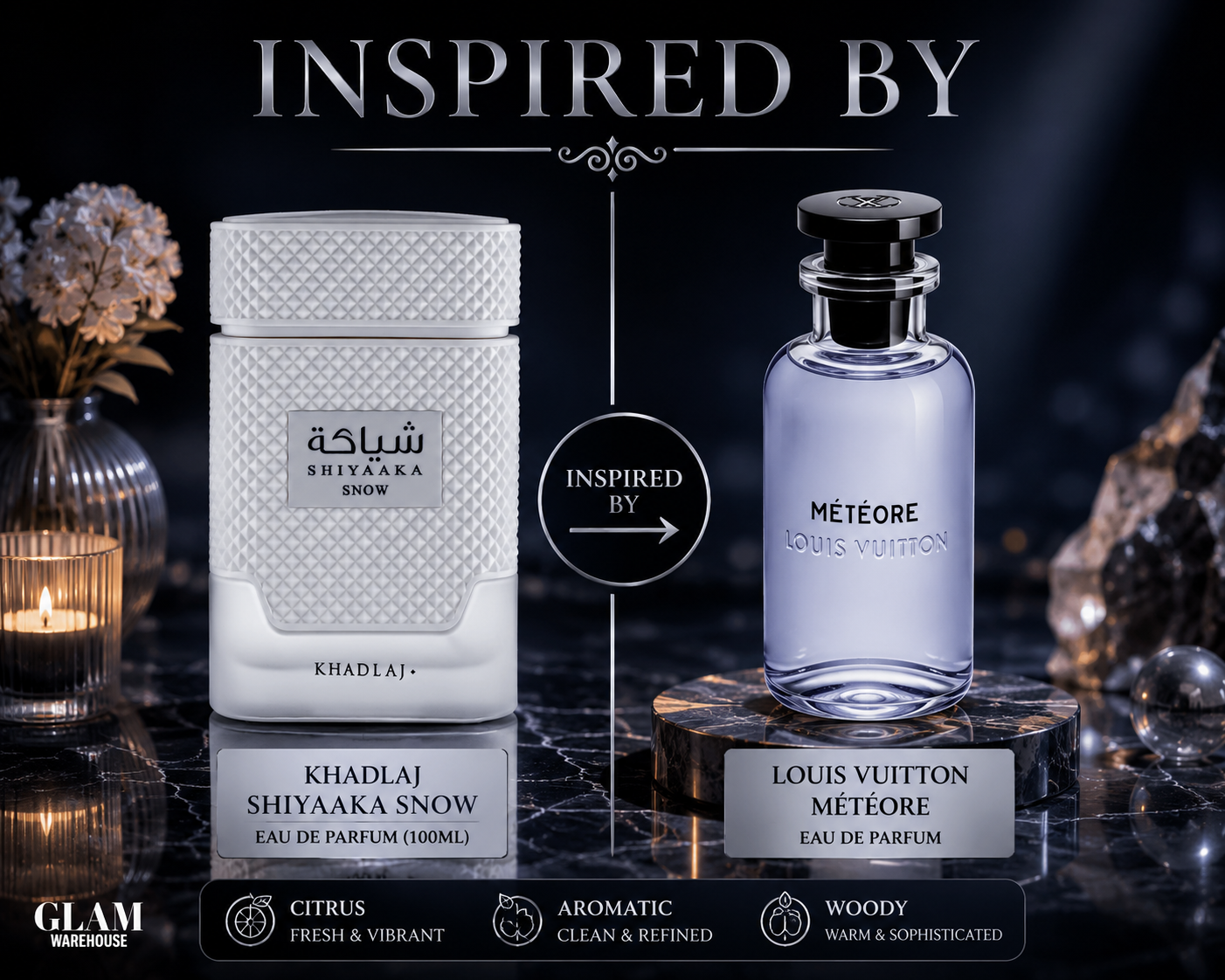 Khadlaj - Shiyaaka Snow Eau de Parfum (100ml) – By Khadlaj