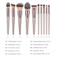 Hot Champagne Makeup Brushes Set for Women