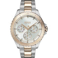 Hugo Boss Womens 1502446 Praise Two Tone Stainless Steel Watch With Rose Gold Accents