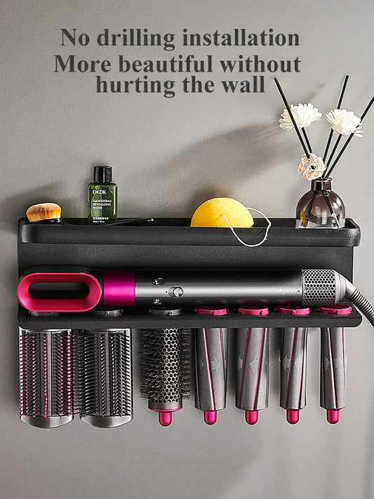 Dyson Hairdryer Wall Mount Holder Shelf