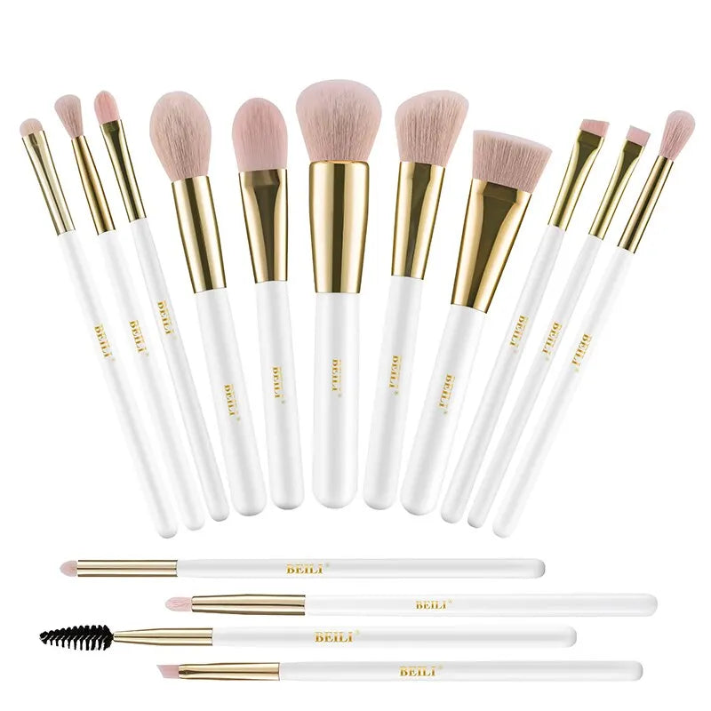 15-Piece Makeup Brushes with Storage Bucket