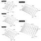 Transparent Makeup Organizer Box - 9/24/36/40 Grids