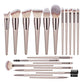 Hot Champagne Makeup Brushes Set for Women