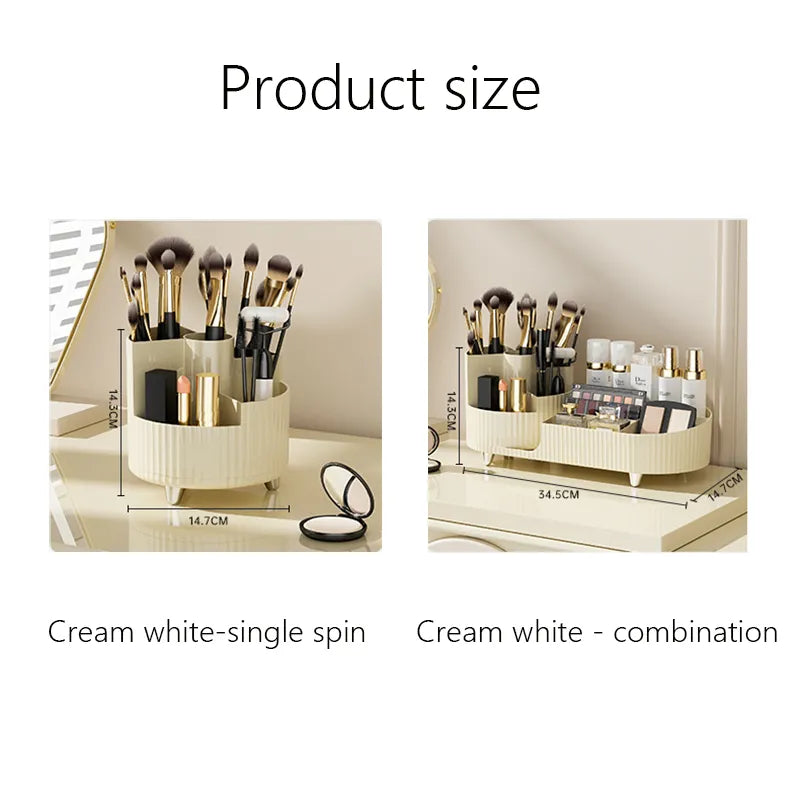 Rotating Makeup Organizer and Pen Holder