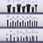 49 PCS Black Makeup Brushes Kit