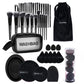 49 PCS Black Makeup Brushes Kit