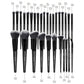 49 PCS Black Makeup Brushes Kit