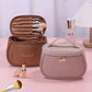 PU Makeup Bag for Women - Waterproof Travel Toiletries Organizer