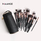 18-Piece Makeup Brush Set with Travel Bag