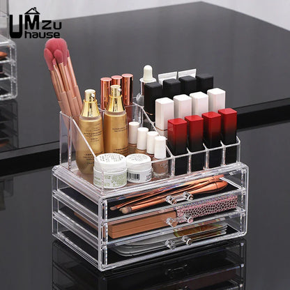 Clear Drawer Makeup Storage Boxes