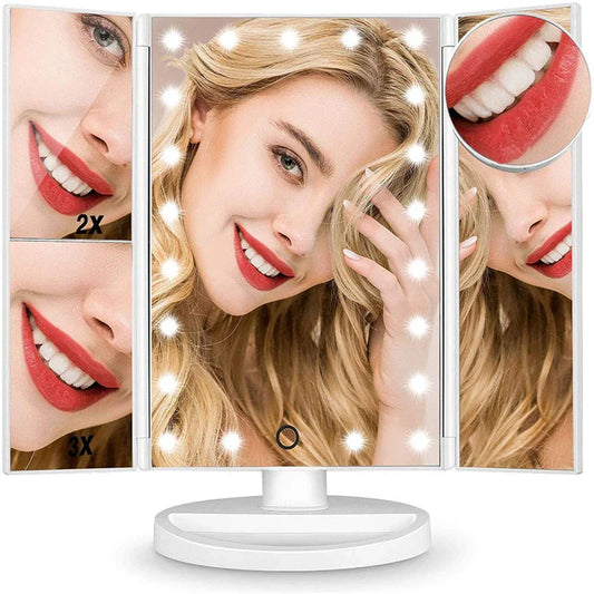 Magnifying Cosmetic LED Folding Makeup Mirrors