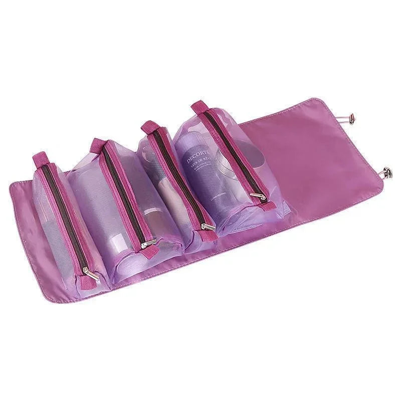 4 In 1 Makeup Bag Mesh Cosmetic Case