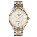 Tissot Mens Watch Carson Auto T Classic 40mm Silver Gold T1224072203100
