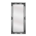 Deluxe French Provincial Ornate Mirror - Antique Silver - 90cm x 170cm