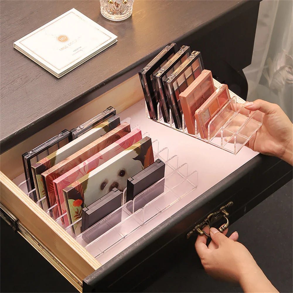 Acrylic Transparent Eye Shadow Tray Storage Box - Glam Warehouse