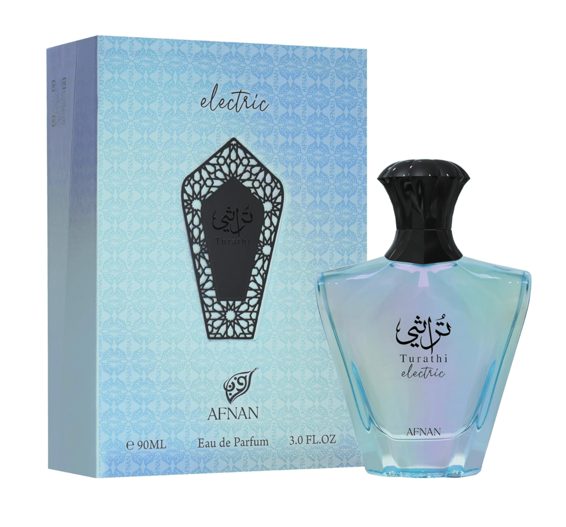Afnan Turathi Electric Eau de Parfum (90ml) - Glam Warehouse