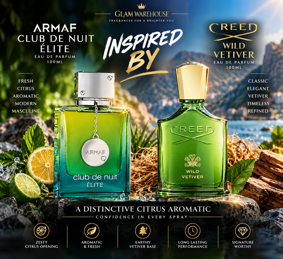 Armaf Club De Nuit Elite For Men EDP 105ml - Glam Warehouse