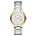 Burberry Ladies Watch Chronograph Two Tone Bu9751