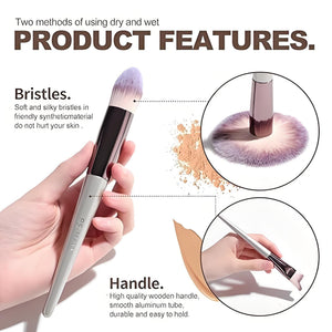 Champagne Gold Makeup Brush Set (18-Piece): Professional, Cruelty-Free for Foundation, Blush & Eyeshadow, Ideal for Aussies - Glam Warehouse