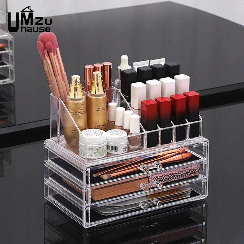 Clear Drawer Makeup Storage Boxes - Glam Warehouse
