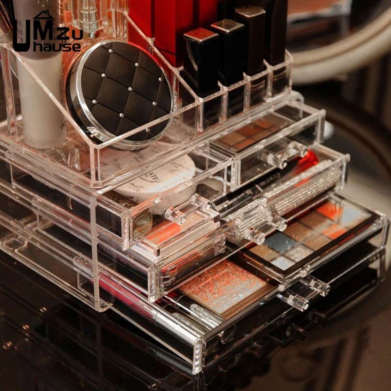 Clear Drawer Makeup Storage Boxes - Glam Warehouse