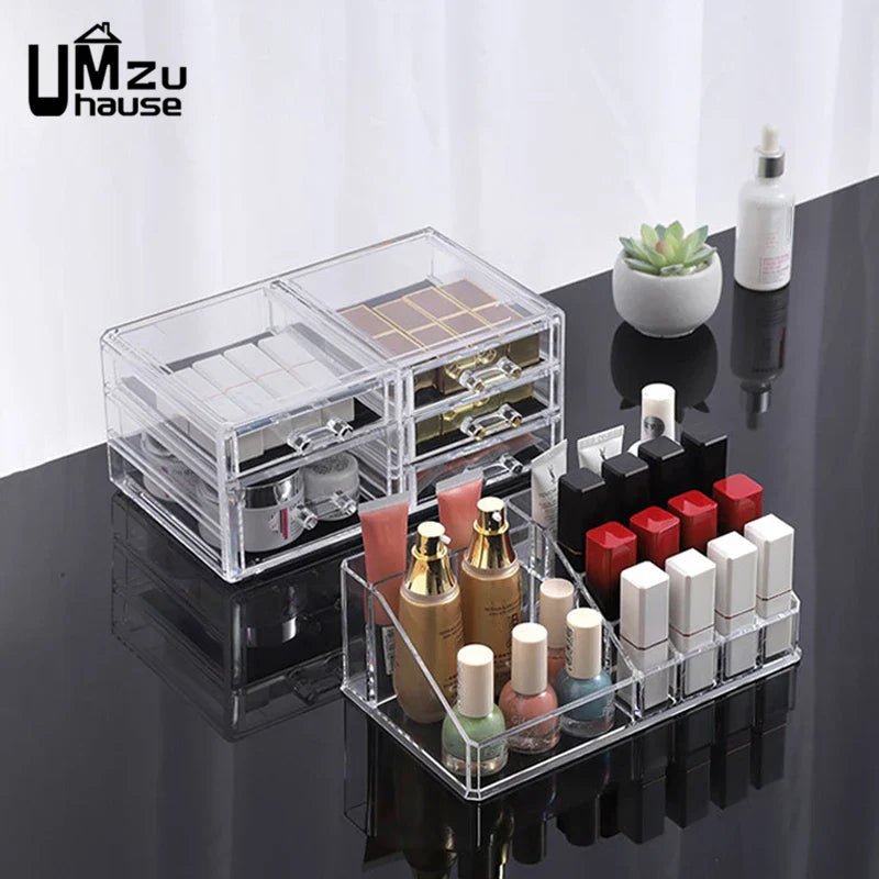 Clear Drawer Makeup Storage Boxes - Glam Warehouse