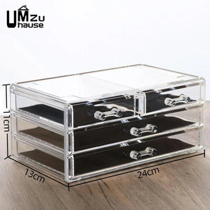 Clear Drawer Makeup Storage Boxes - Glam Warehouse