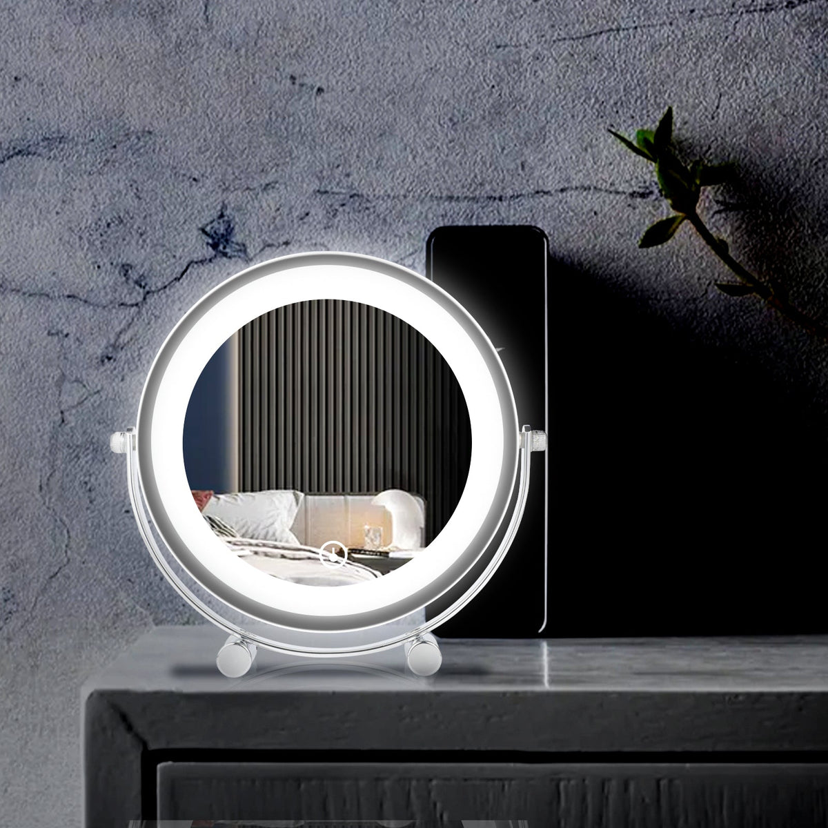 Clevinger San Marino LED Illuminated Makeup, Vanity, and Beauty Mirror - Glam Warehouse