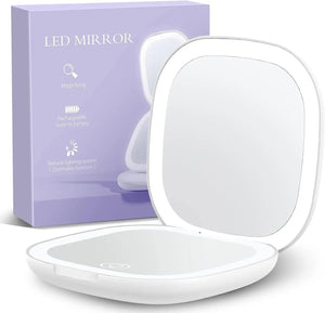 Compact Travel Makeup Mirror for Handbag - Glam Warehouse