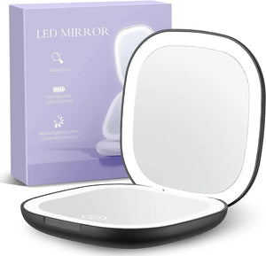 Compact Travel Makeup Mirror for Handbag - Glam Warehouse