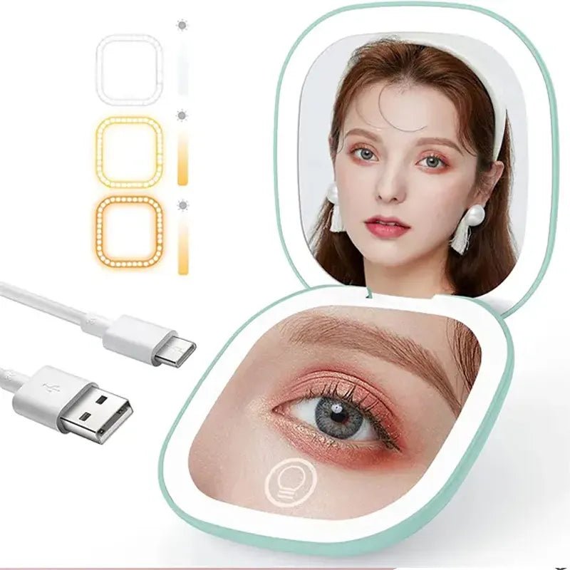 Compact Travel Makeup Mirror for Handbag - Glam Warehouse